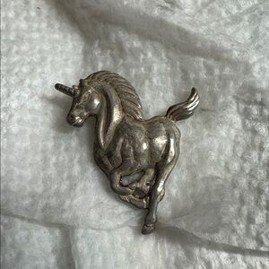 Silver Unicorn Pendant